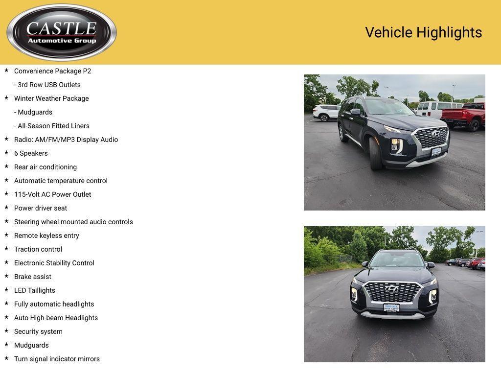 used 2020 Hyundai Palisade car, priced at $27,571