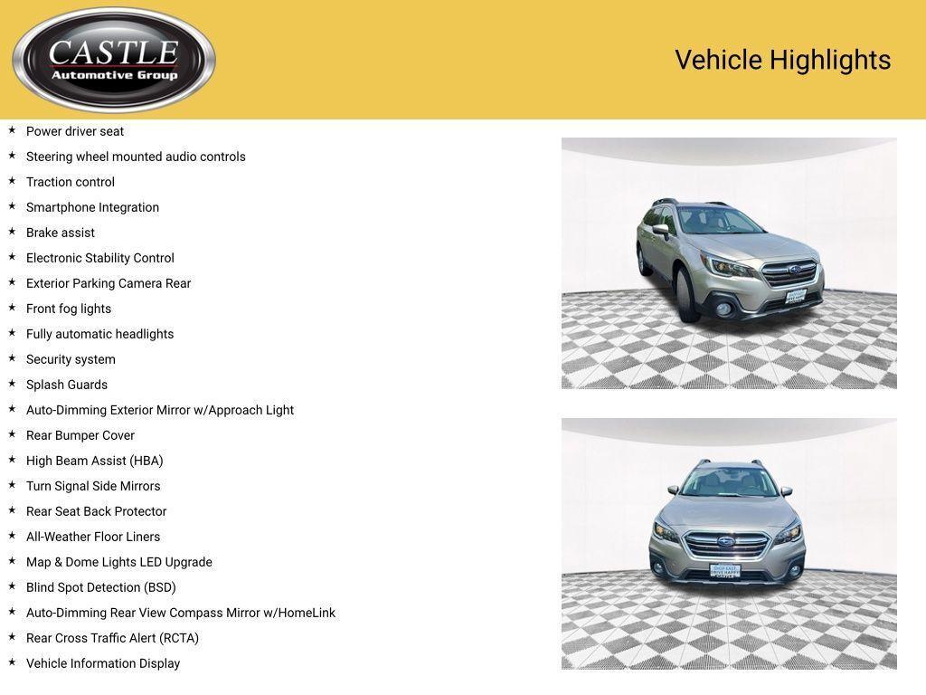 used 2019 Subaru Outback car, priced at $20,971
