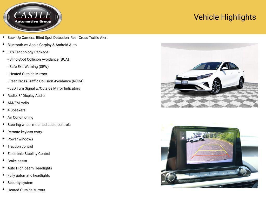used 2023 Kia Forte car, priced at $19,371