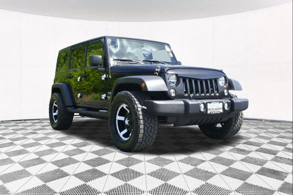 used 2017 Jeep Wrangler Unlimited car, priced at $18,797