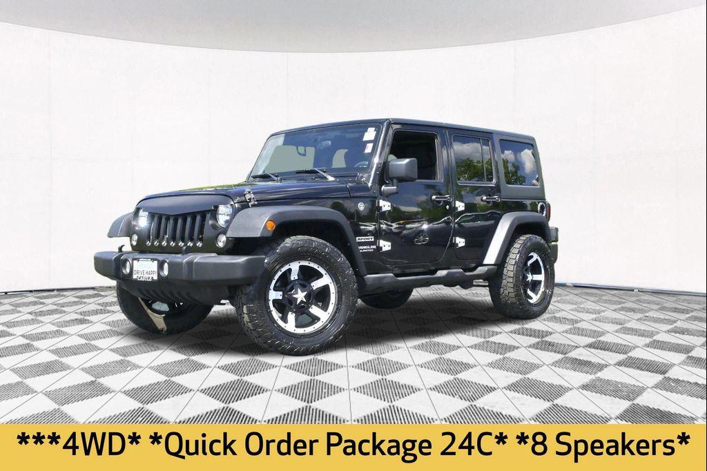 used 2017 Jeep Wrangler Unlimited car, priced at $18,797