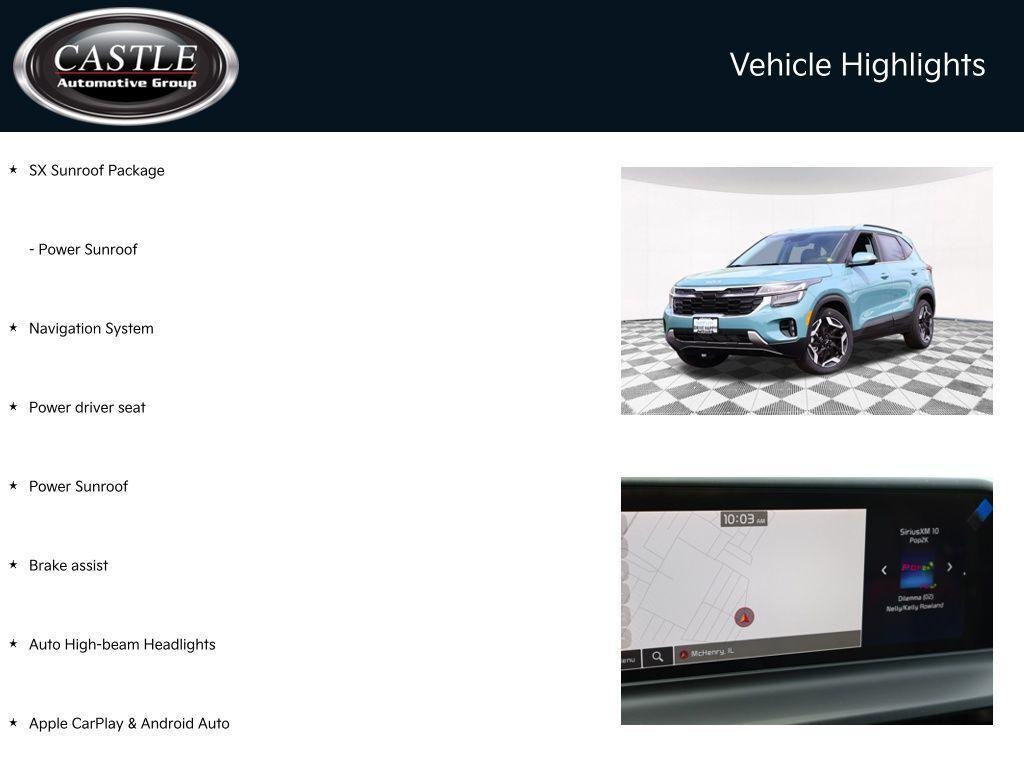 new 2025 Kia Seltos car, priced at $30,187