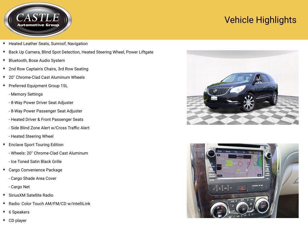 used 2017 Buick Enclave car, priced at $14,971