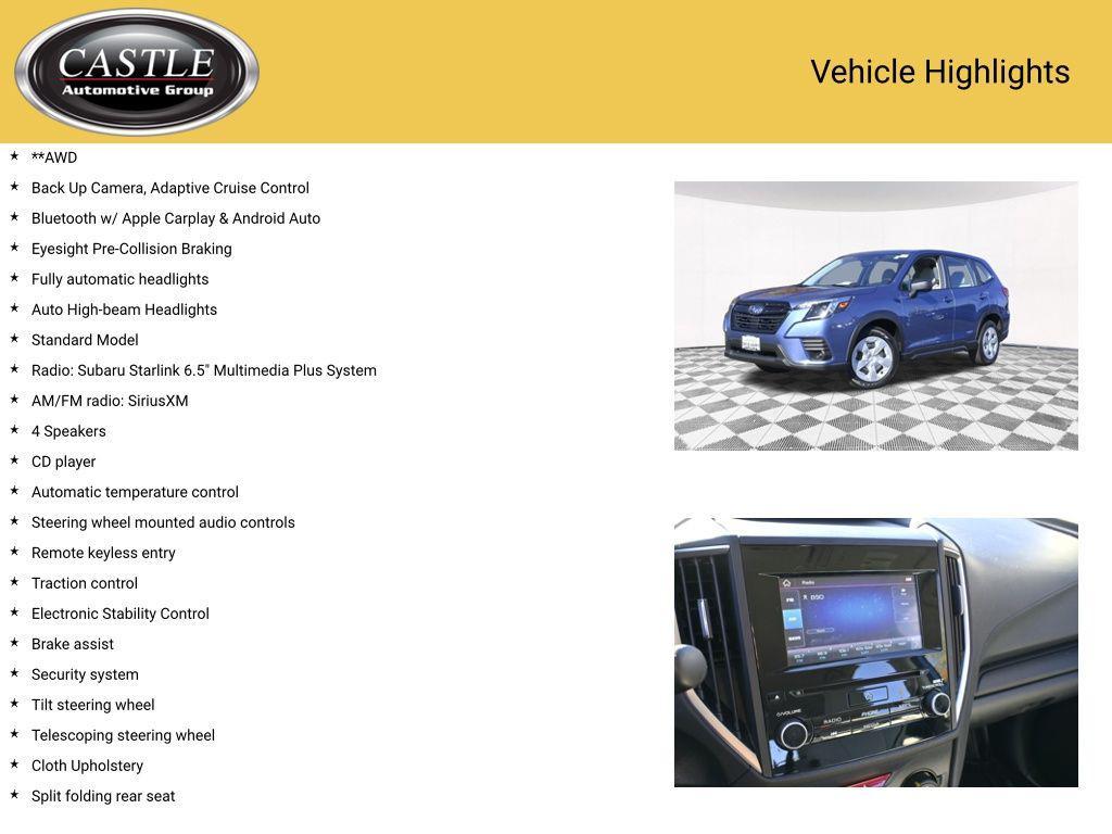 used 2022 Subaru Forester car, priced at $21,997