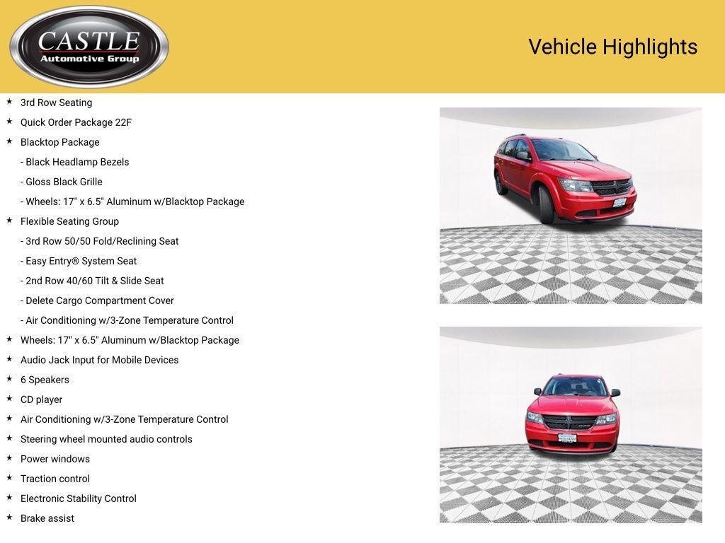 used 2017 Dodge Journey car, priced at $9,571