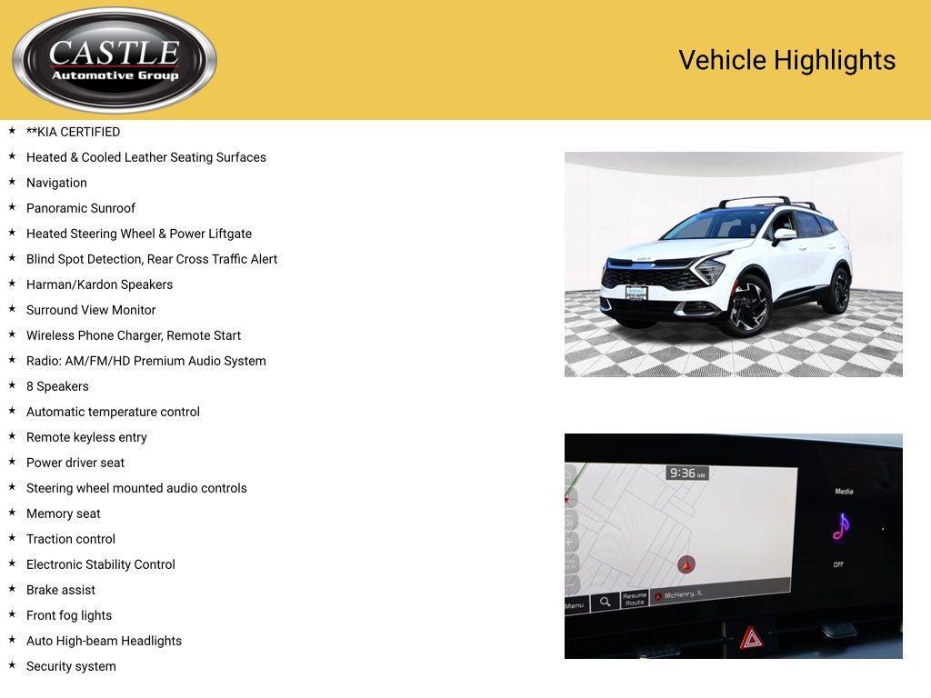 used 2025 Kia Sportage car, priced at $33,311