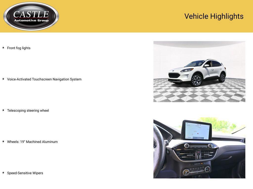 used 2020 Ford Escape car, priced at $16,596