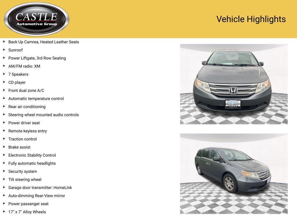 used 2013 Honda Odyssey car, priced at $10,971