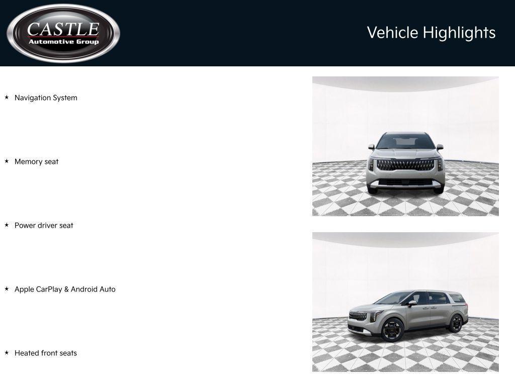 new 2025 Kia Carnival car, priced at $40,351