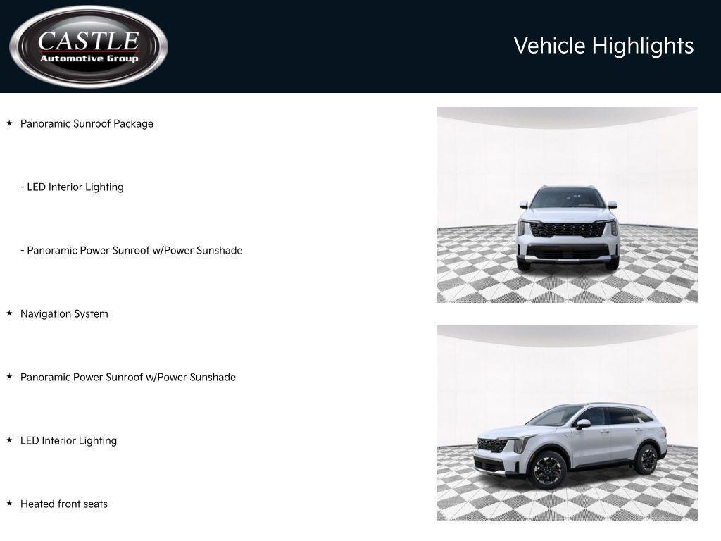 new 2025 Kia Sorento car, priced at $34,811