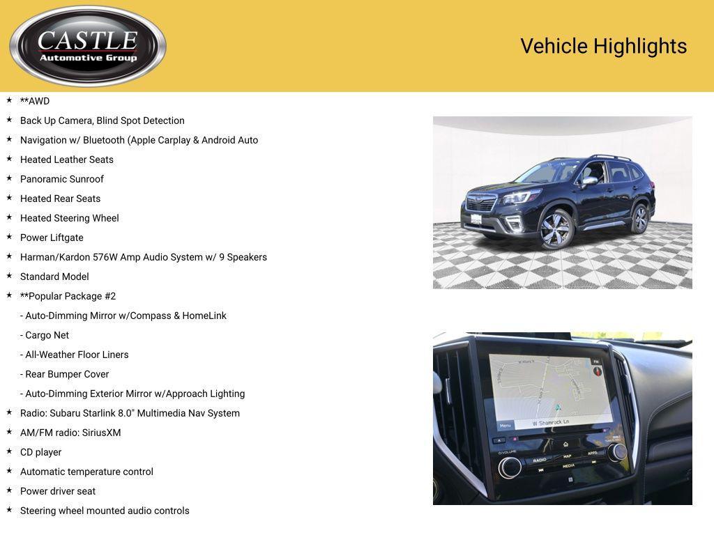 used 2021 Subaru Forester car, priced at $25,751