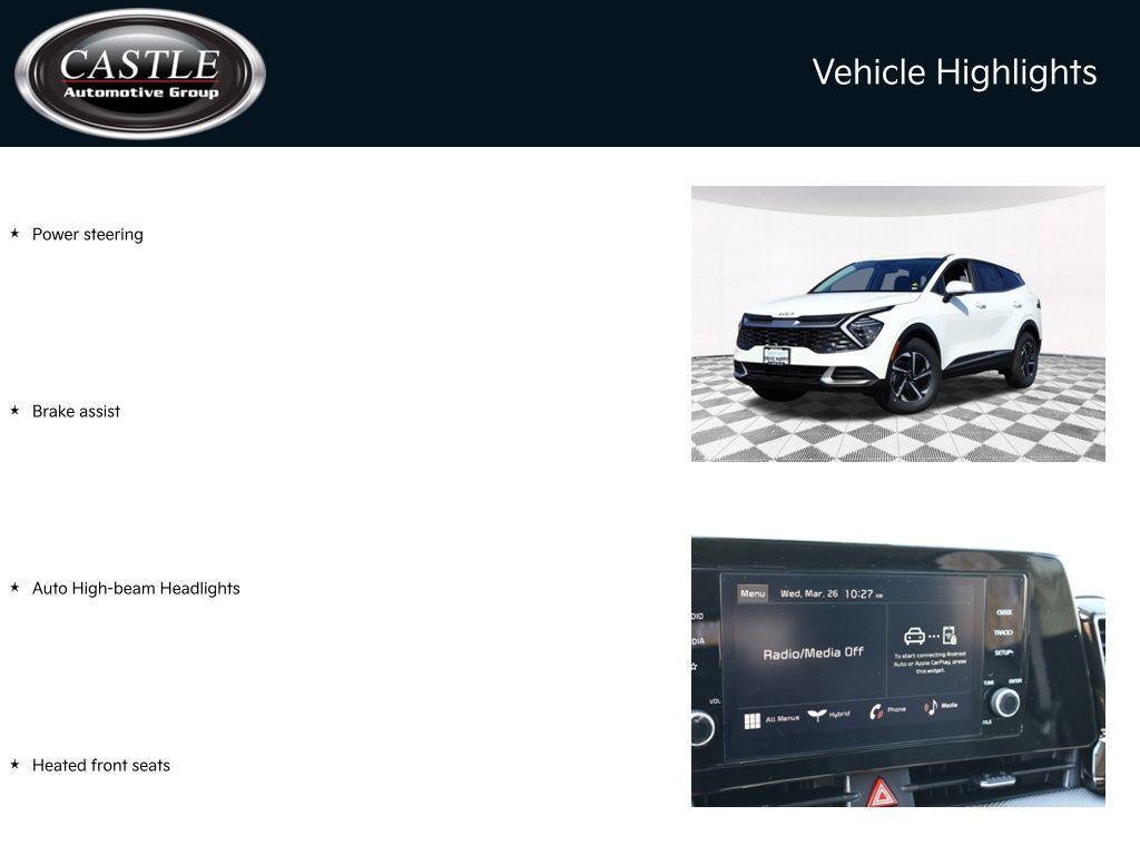new 2025 Kia Sportage Hybrid car, priced at $29,778