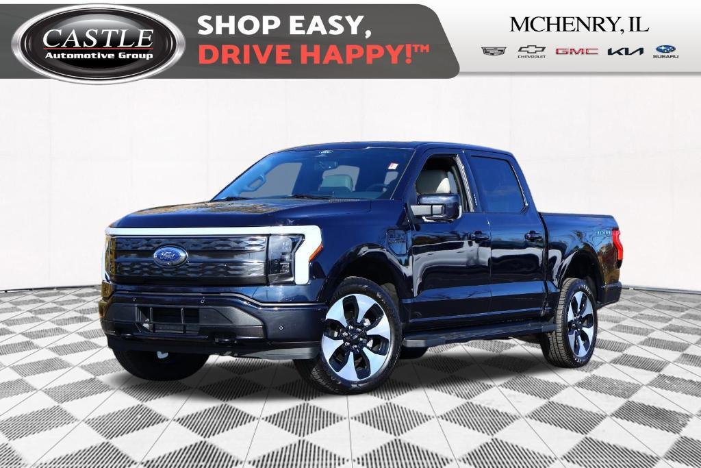 used 2022 Ford F-150 Lightning car, priced at $53,365