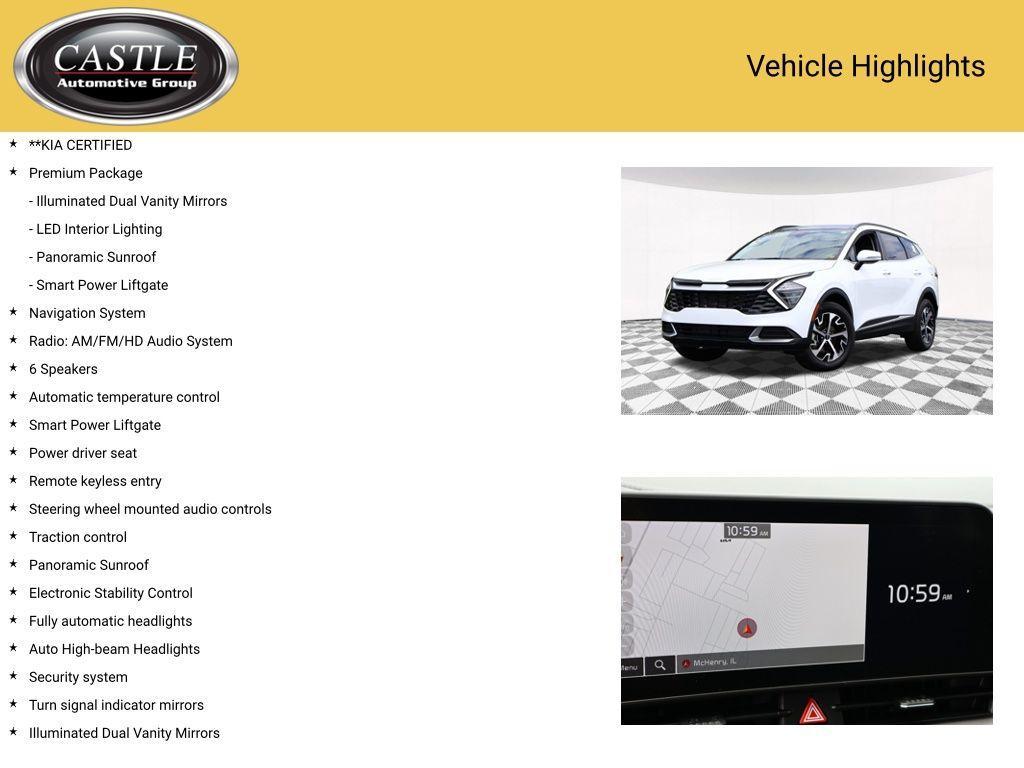 used 2025 Kia Sportage car, priced at $30,271