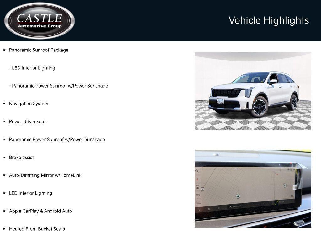 new 2025 Kia Sorento car, priced at $34,811