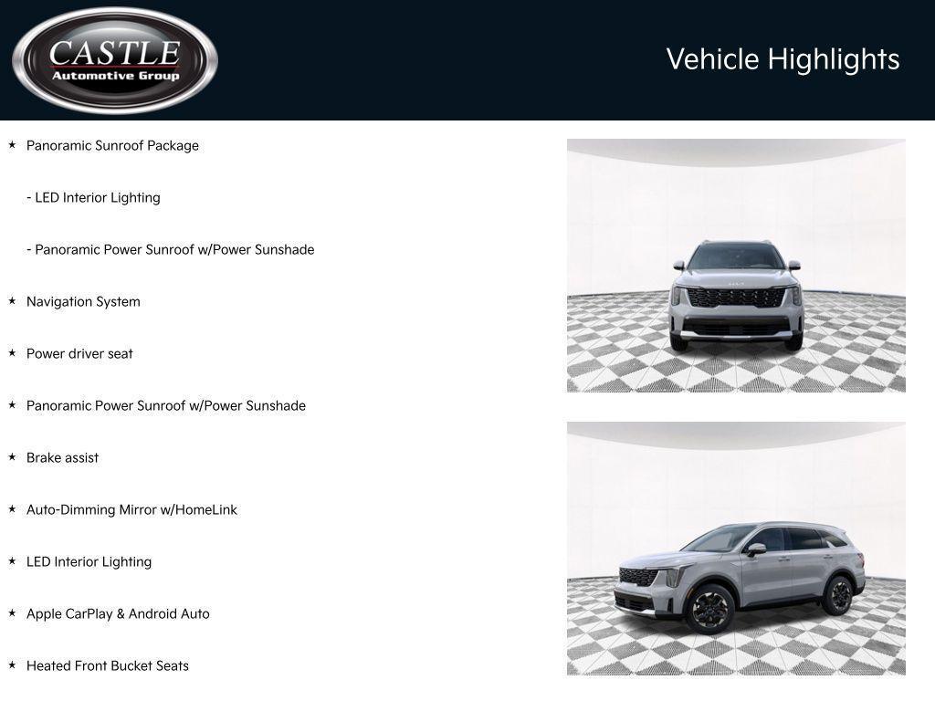new 2025 Kia Sorento car, priced at $34,811