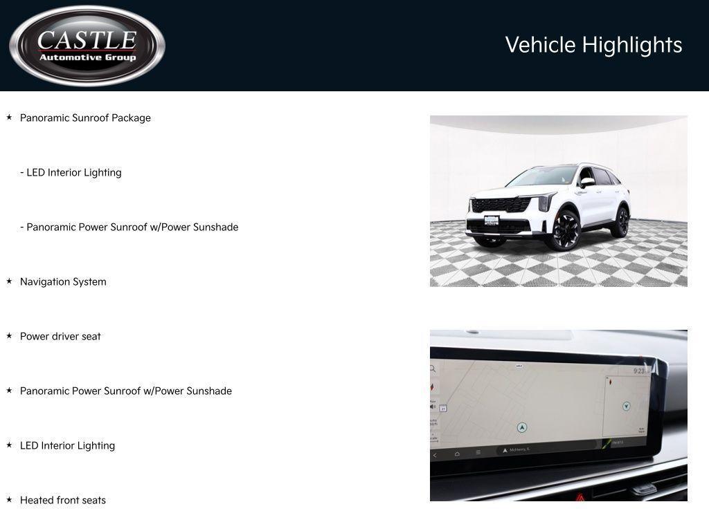new 2025 Kia Sorento car, priced at $38,353
