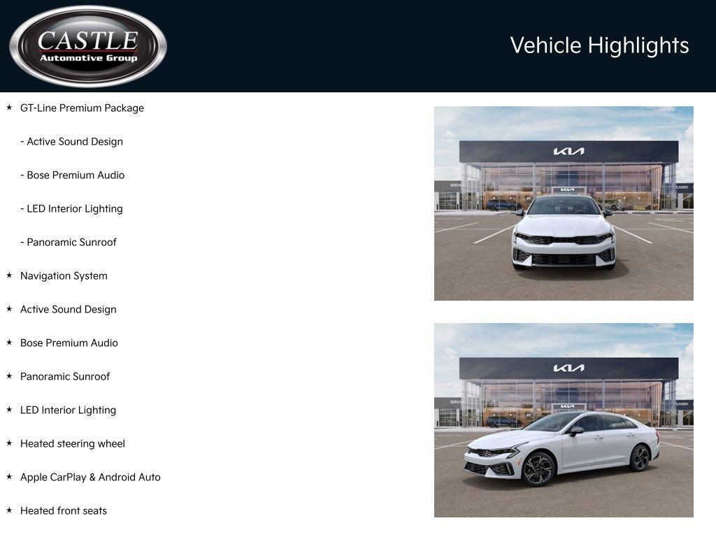 new 2025 Kia K5 car, priced at $30,938