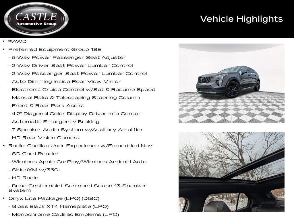 used 2023 Cadillac XT4 car, priced at $29,024