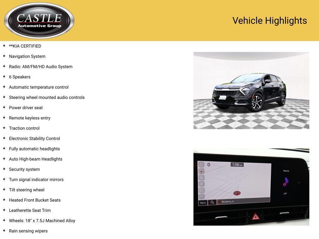 used 2025 Kia Sportage car, priced at $27,671