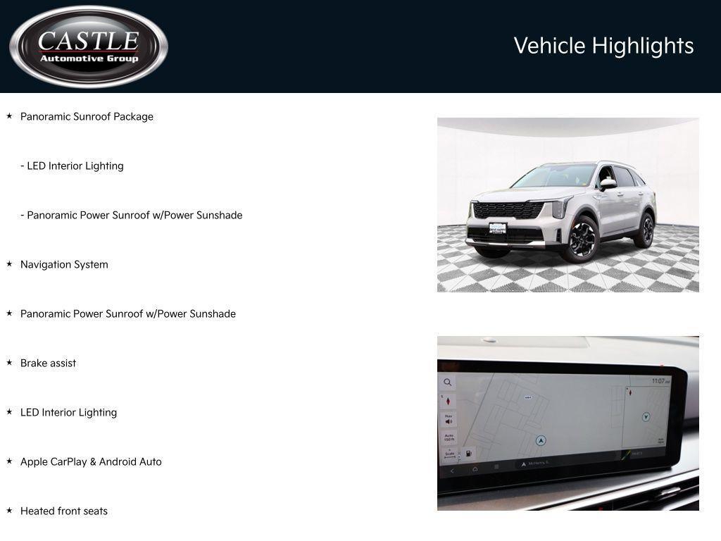 new 2025 Kia Sorento car, priced at $36,311