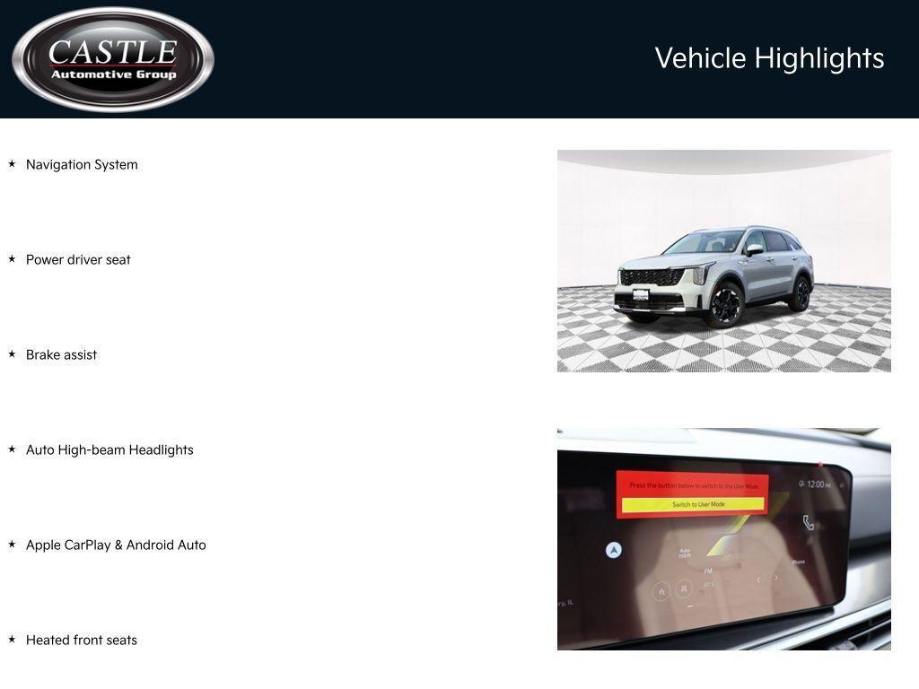 new 2025 Kia Sorento car, priced at $33,070