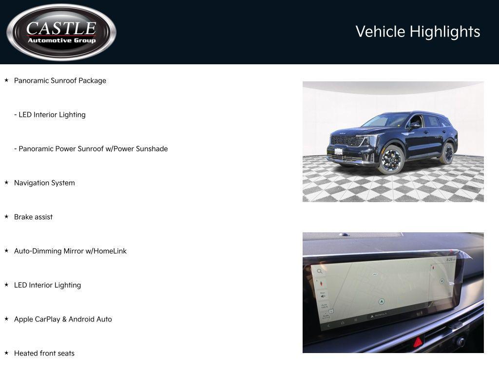 new 2025 Kia Sorento car, priced at $31,598