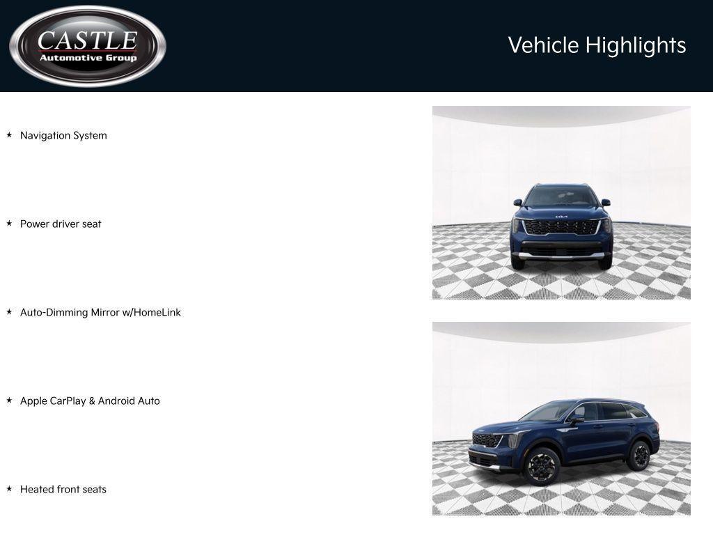 new 2025 Kia Sorento car, priced at $35,464