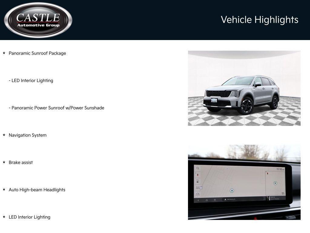 new 2025 Kia Sorento car, priced at $35,537