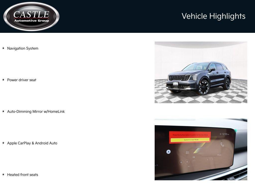 new 2025 Kia Sorento car, priced at $38,345