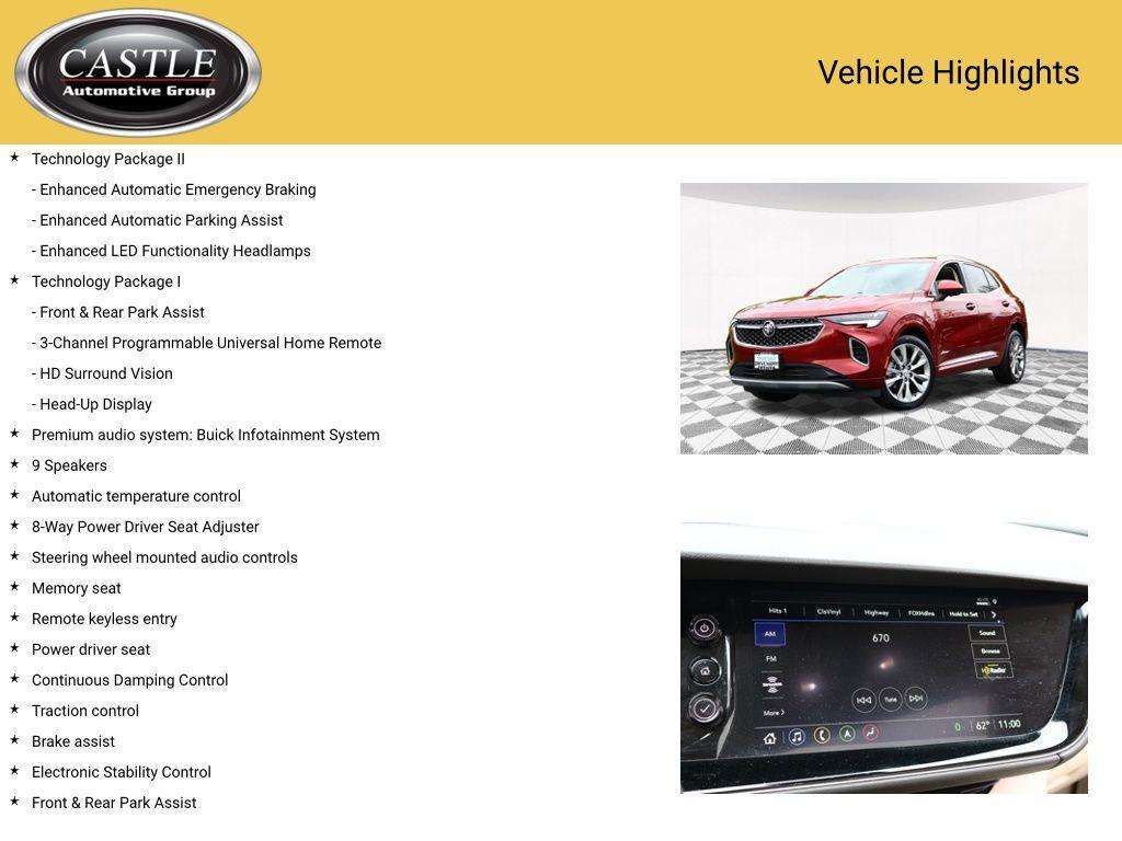used 2022 Buick Envision car, priced at $30,977