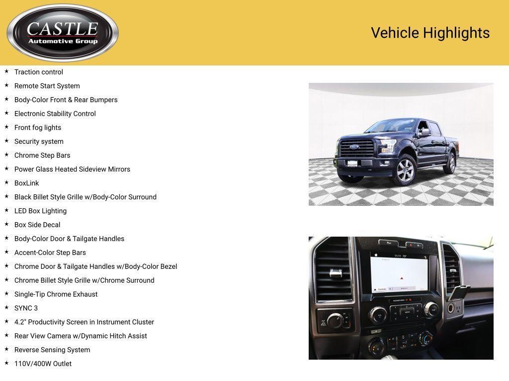 used 2017 Ford F-150 car, priced at $20,351