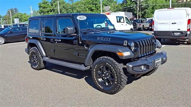 used 2021 Jeep Wrangler Unlimited car, priced at $35,995