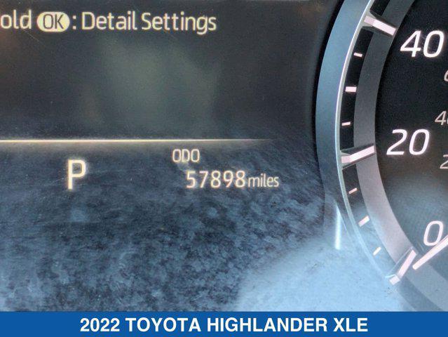 used 2022 Toyota Highlander car, priced at $35,500