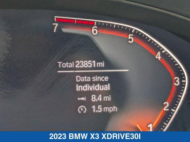 used 2023 BMW X3 car, priced at $36,990