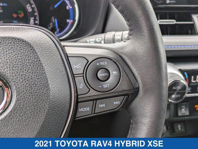 used 2021 Toyota RAV4 Hybrid car, priced at $33,800