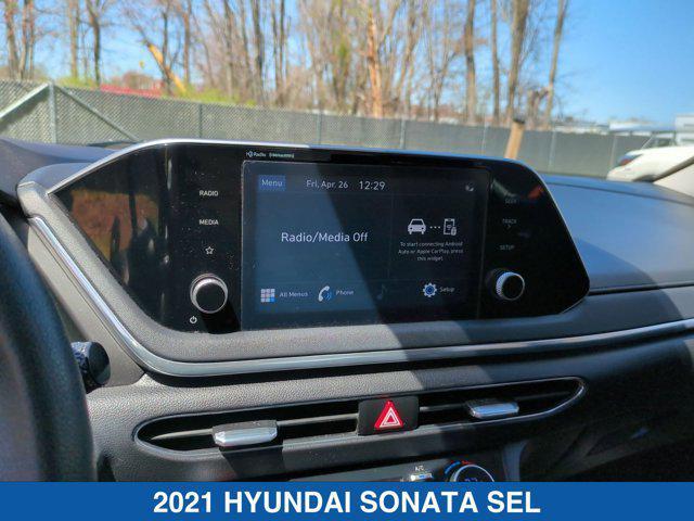 used 2021 Hyundai Sonata car, priced at $18,500