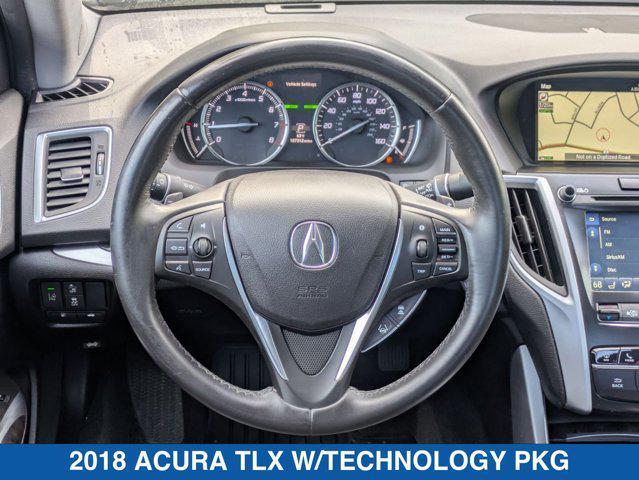 used 2018 Acura TLX car, priced at $17,900