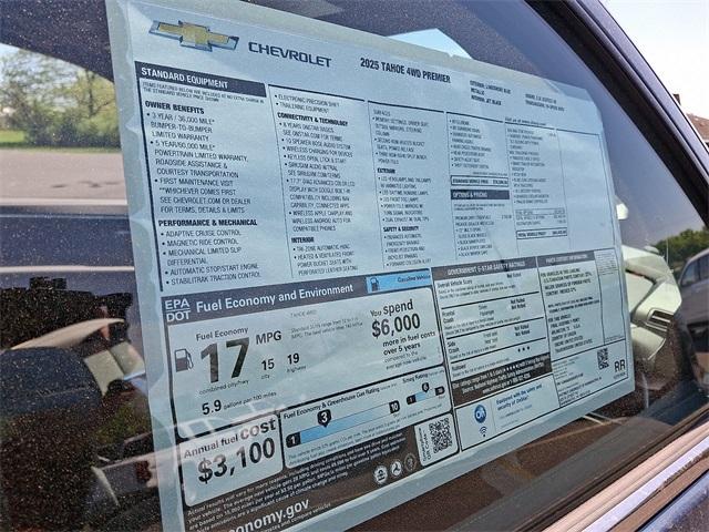 new 2025 Chevrolet Tahoe car, priced at $81,622