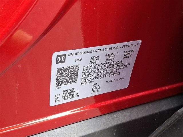 new 2026 Chevrolet Equinox car, priced at $34,998