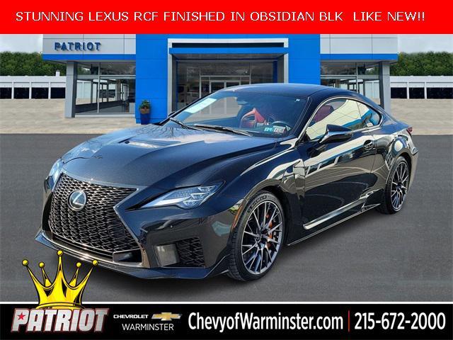 used 2021 Lexus RC F car, priced at $59,894