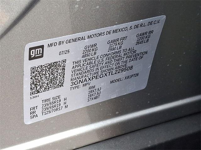 new 2026 Chevrolet Equinox car, priced at $35,036