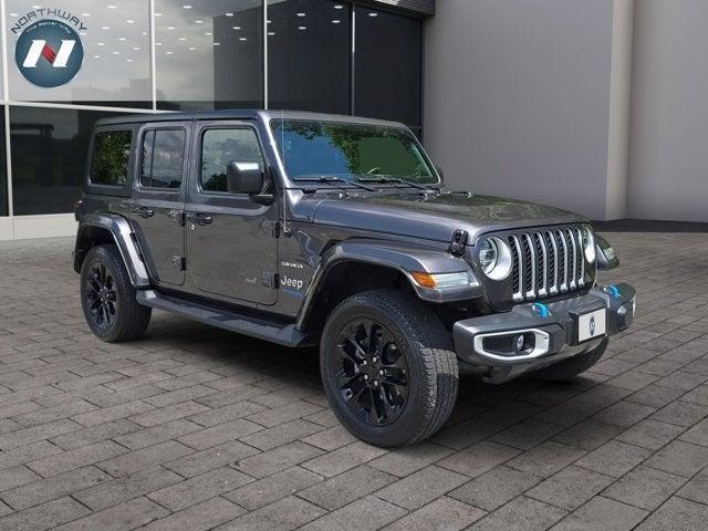 used 2022 Jeep Wrangler Unlimited 4xe car, priced at $32,997