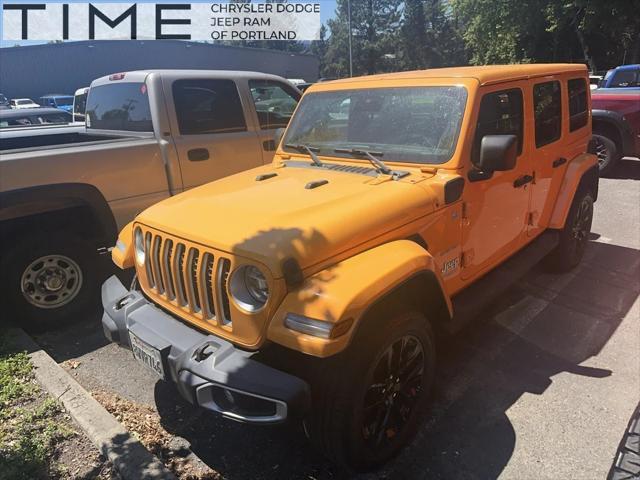 used 2021 Jeep Wrangler Unlimited 4xe car, priced at $34,988