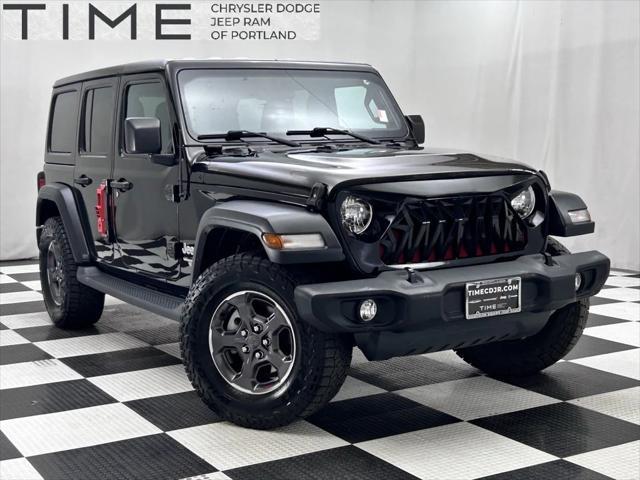used 2018 Jeep Wrangler Unlimited car, priced at $24,925
