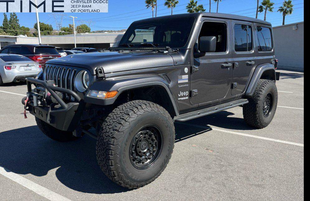 used 2019 Jeep Wrangler Unlimited car, priced at $28,693