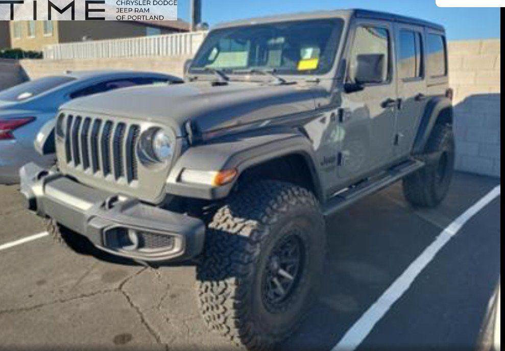 used 2021 Jeep Wrangler Unlimited car, priced at $38,995