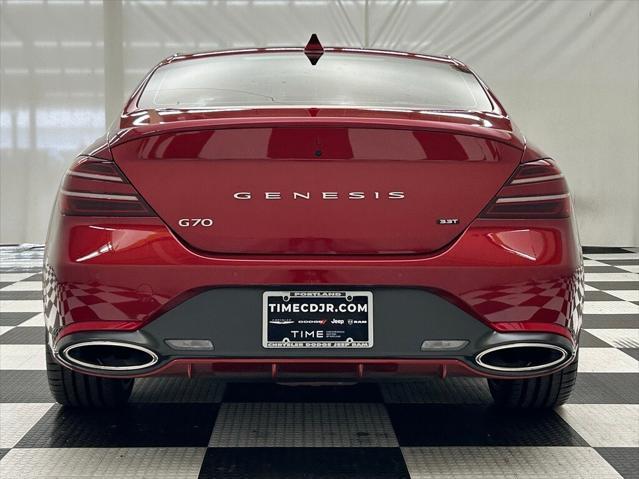 used 2022 Genesis G70 car, priced at $33,819