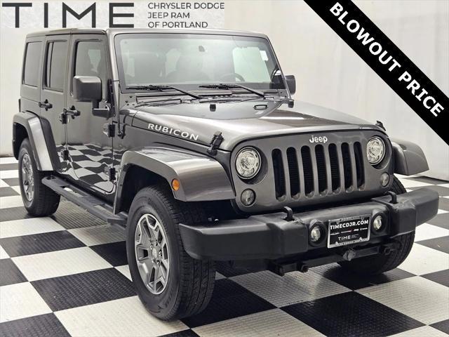 used 2017 Jeep Wrangler Unlimited car, priced at $33,990