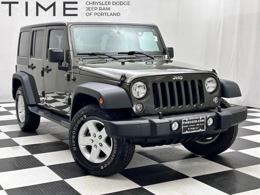 used 2015 Jeep Wrangler Unlimited car, priced at $20,990